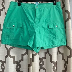 Kim Rogers Vibrant Green Swim Shorts